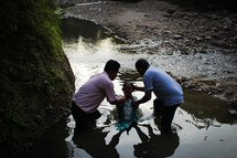 baptism in Nepal 