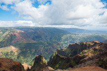 landscape of Waimea Canyon, Hawaii