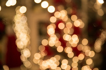 blurry Christmas lights 