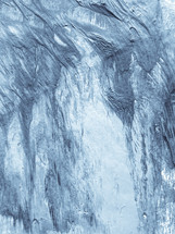 blue and white textured paint on canvas background 