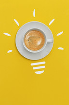 Cup of Espresso Coffee Idea And Innovation Concept Image