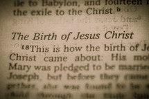 The Birth of Jesus 