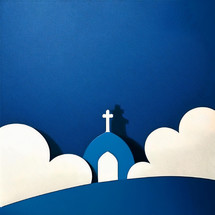 Blue Sky Steeple