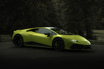 Lamborghini Huracan, yellow green bright super car, sports car, powerful, race car, new supercar, Lambo, luxury vehicle