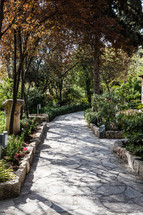 garden path in Jerusalem 