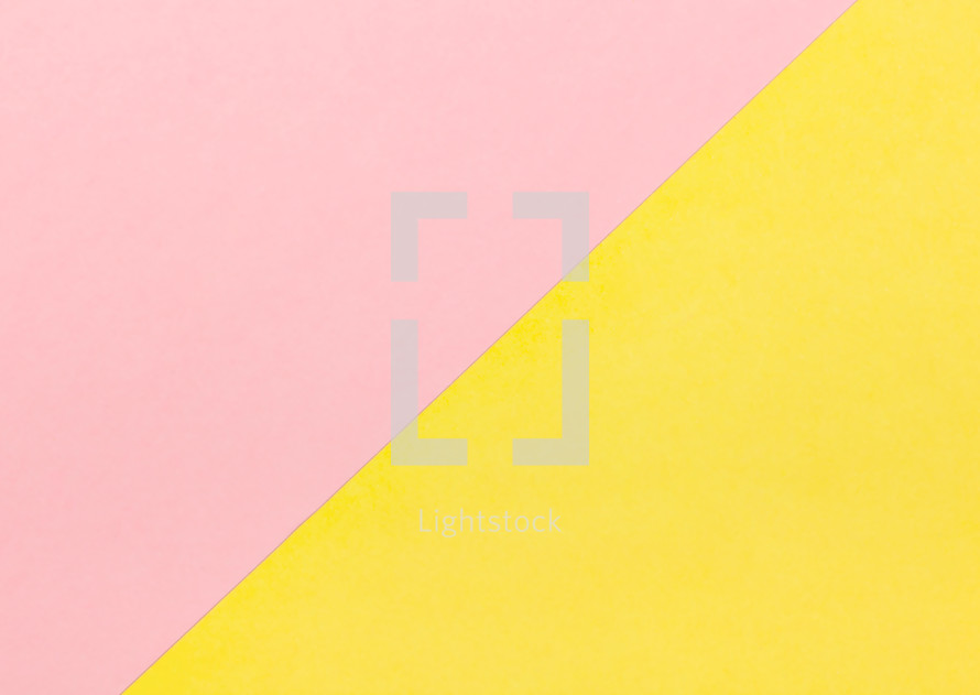 pink and yellow paper 