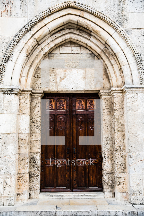 old door in Jerusalem 