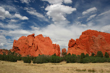 Garden of the Gods  - red rock peaks