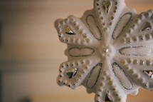 snowflake Christmas ornament 