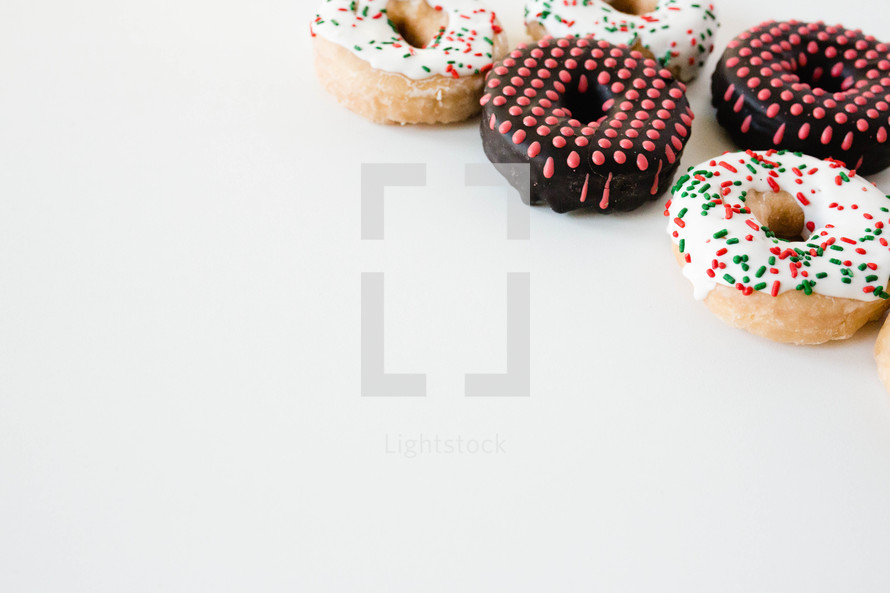 Christmas donuts 