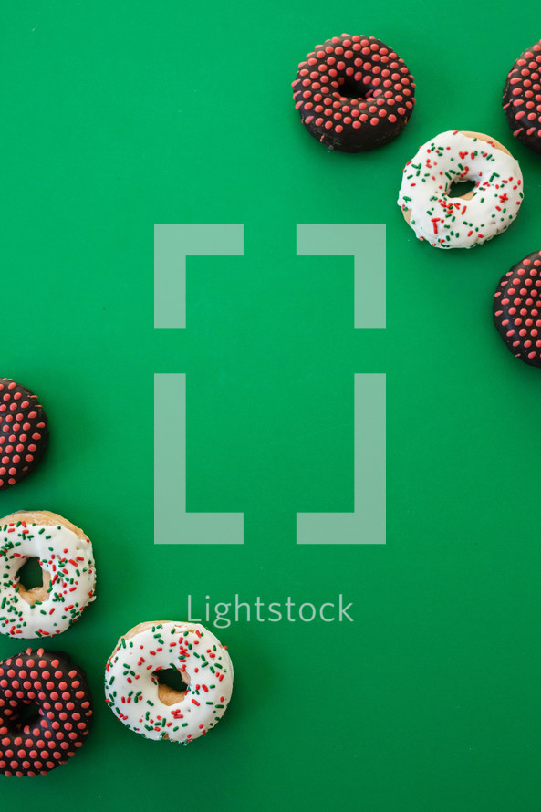 Christmas donuts 