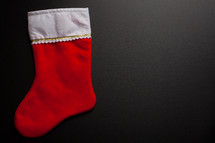 red Christmas stocking 