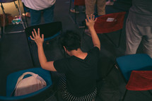 kneeling during church 