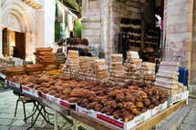 Pastries for Sale in Jerusalem at the Jaffa Gate