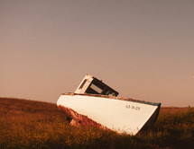abandoned boat 