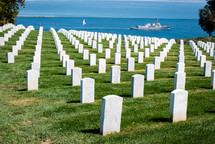 cemetery and naval ship 