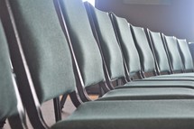 rows of church seats 