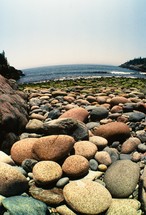 stones on a shore 