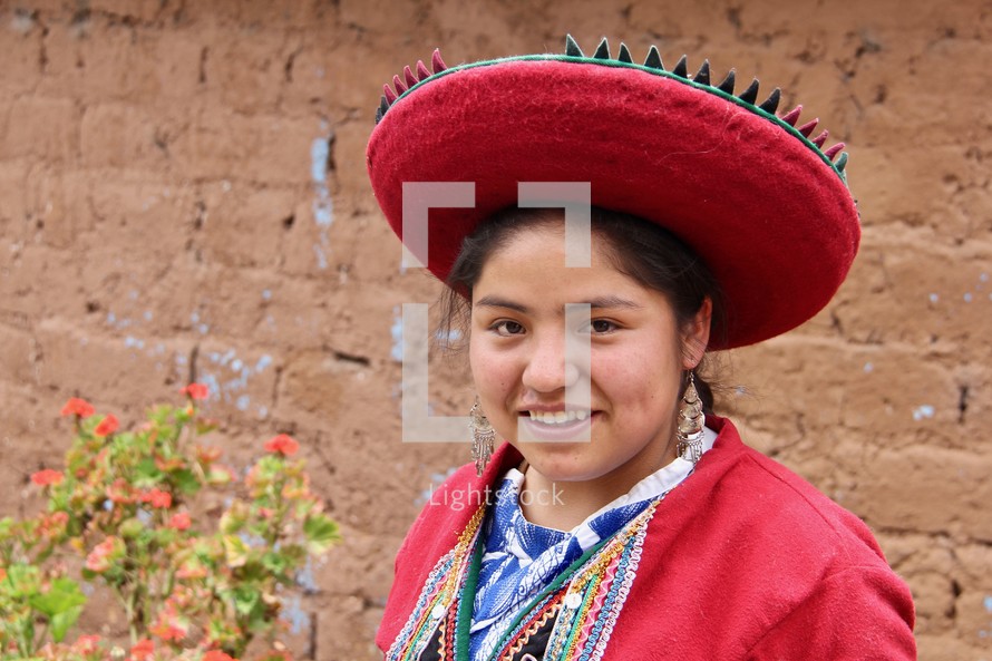 woman in Peru 