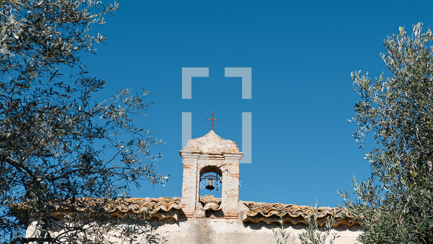 Religious Church Outdoor In The Countryside Of Sicily