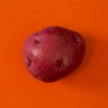 red potato on red 