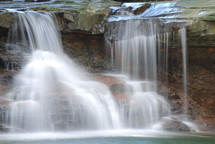 cascading waterfall 