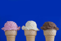 ice cream cones 