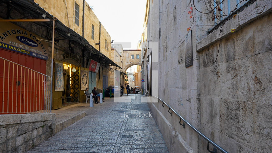 Via Dolorosa in Jerusalem