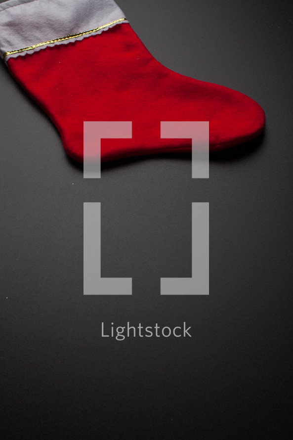 red Christmas stocking 