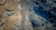 rock surface on a mountainside 
