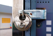 Round stainless steel lock