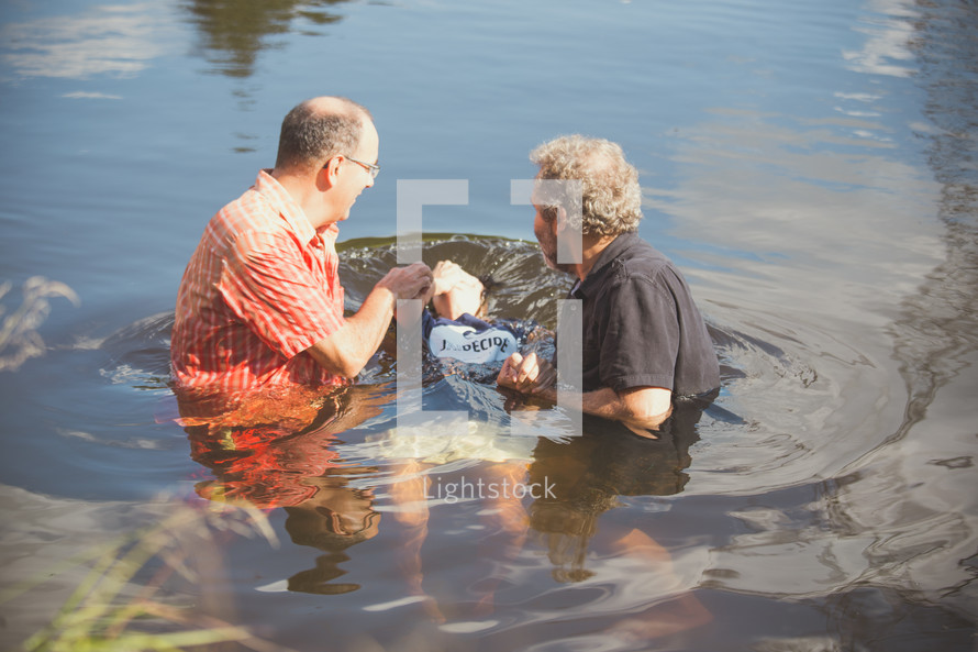 baptism in a lake 