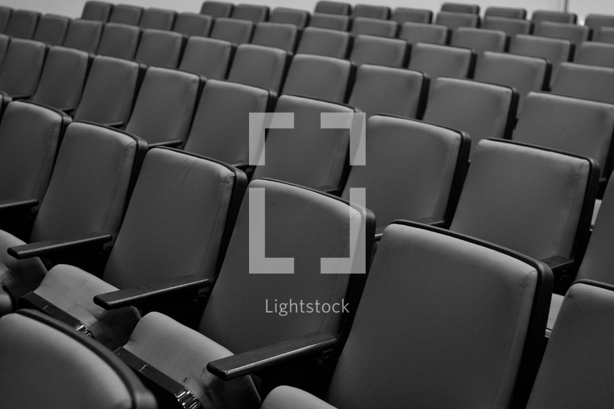 Auditorium seats.