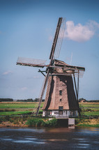 Old Dutch windmill