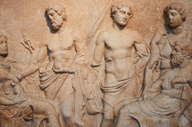 carvings in stone in Greece 