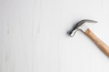 Hammer on a white background.