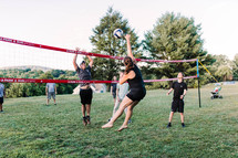 backyard volleyball 