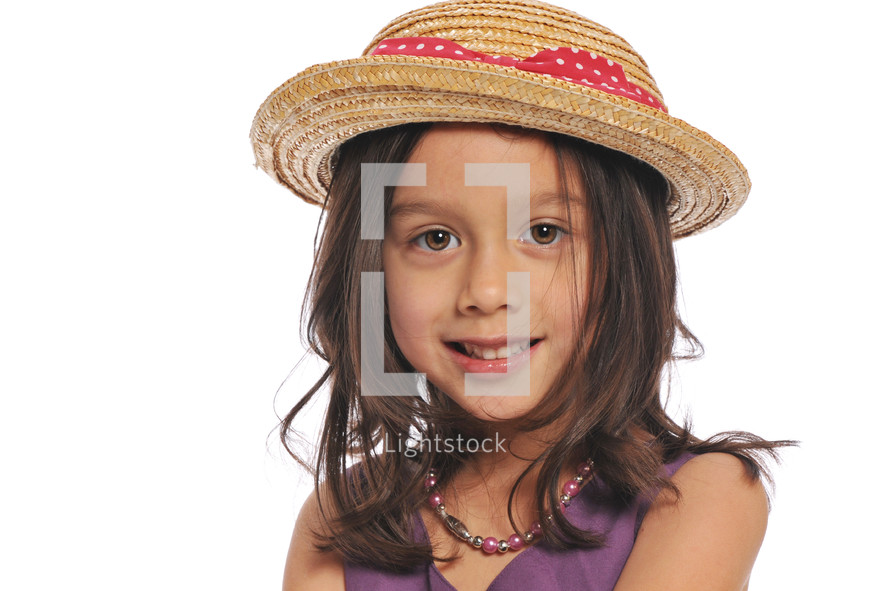 girl child playing dress up 