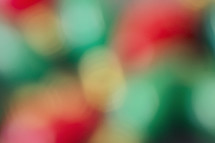 green and red bokeh background 