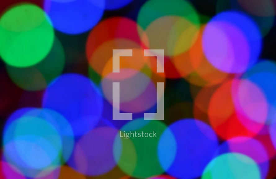 colorful bokeh lights background 