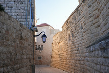 Old City Stone Street in Jerusalem 