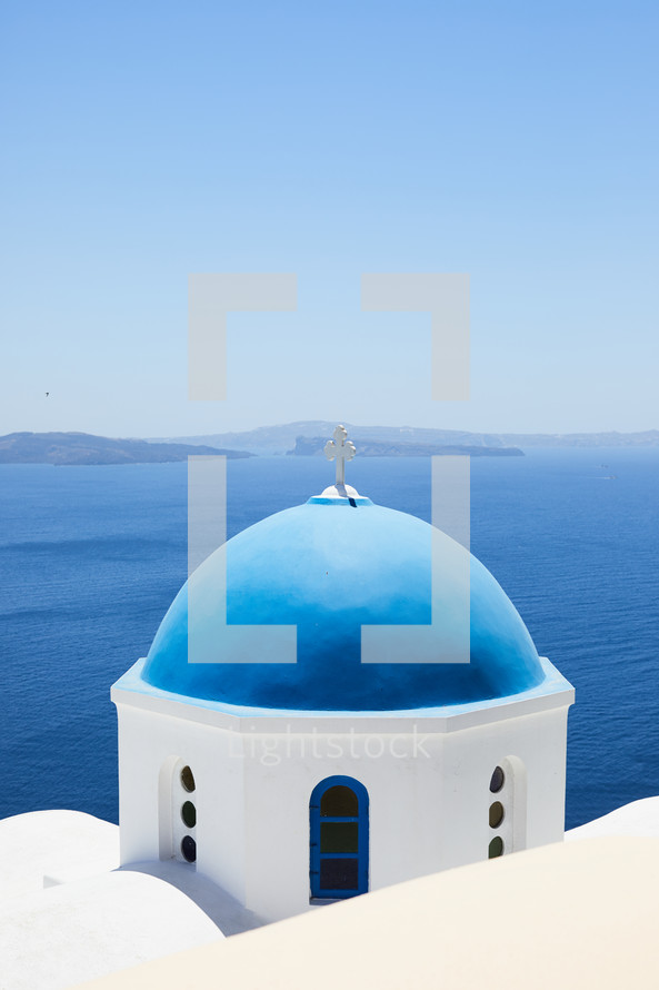 Greek church dome 