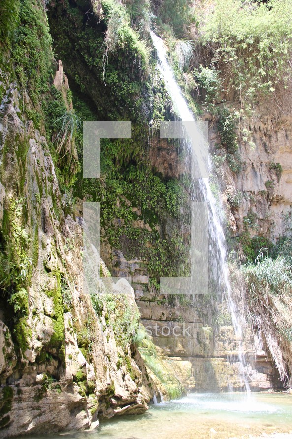 David's Waterfall, EinGedi, Israel