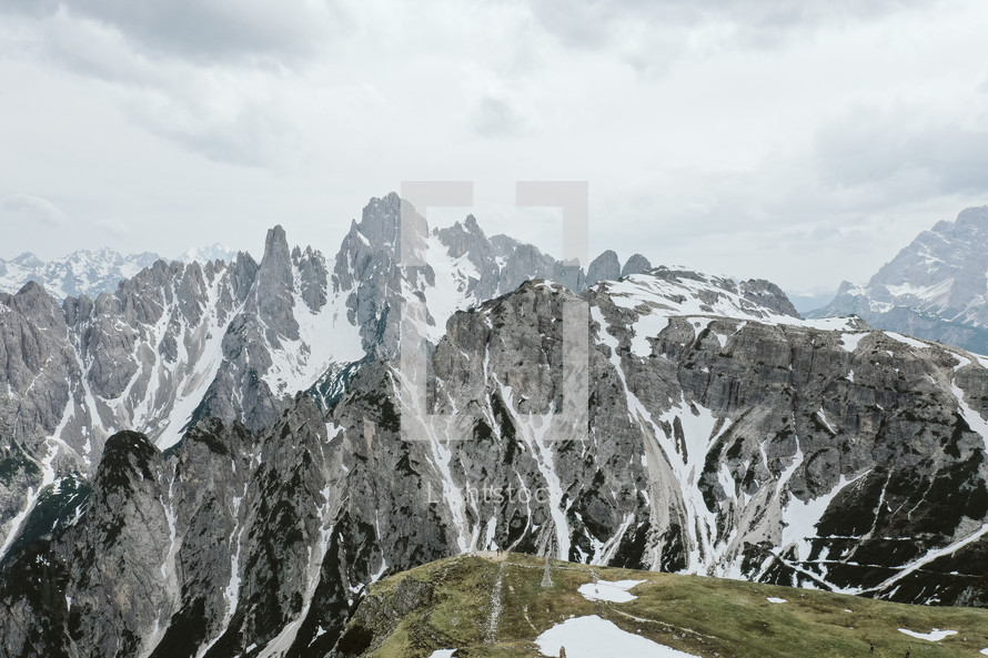 mountain landscape in the Dolomites in Italy