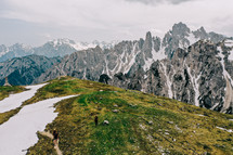 mountain landscape in the Dolomites in Italy