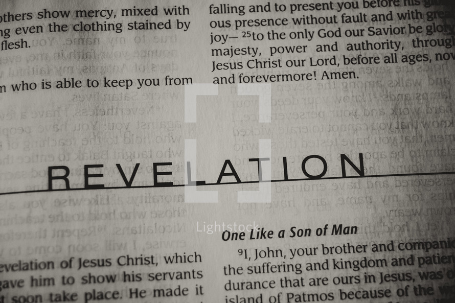 Open BIble in book of Revelation