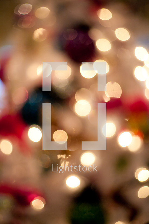 Blurry Christmas Lights