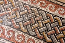 Ornate mosaic tile design.