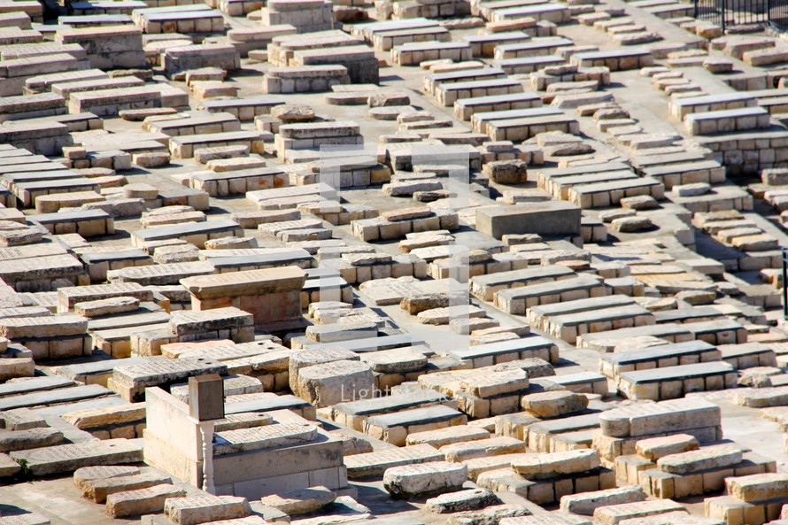 Jewish Cemetery on the Mount of Olives 