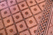 Ornate mosaic tiles.